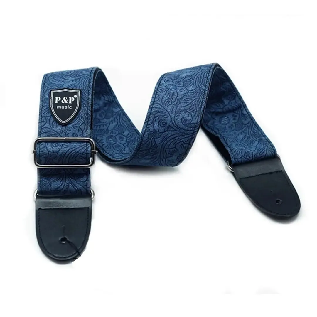 Adjustable Denim Guitar Strap For Electric Guitar