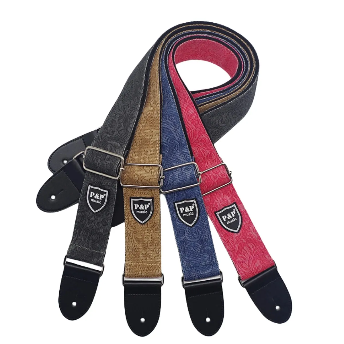 Adjustable Denim Guitar Strap For Electric Guitar