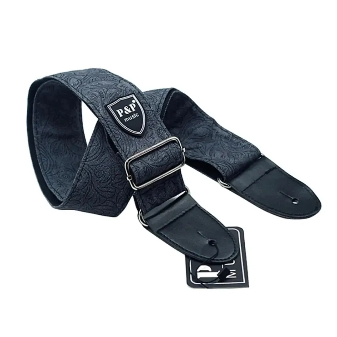 Adjustable Denim Guitar Strap For Electric Guitar