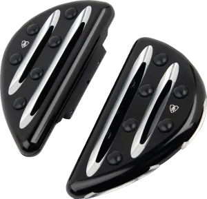 ARLEN NESS Passenger Floorboards - Deep Cut - Black 06-867