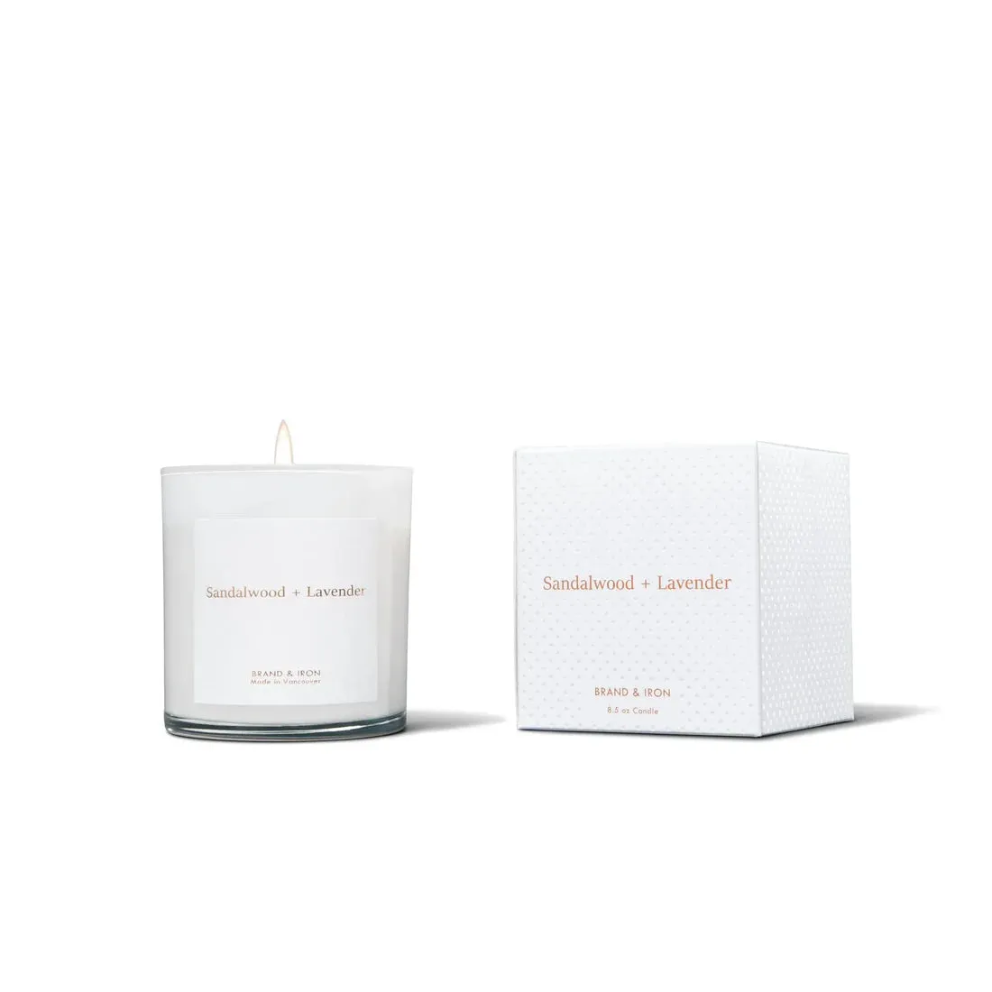 BRAND   IRON Candle White Series
