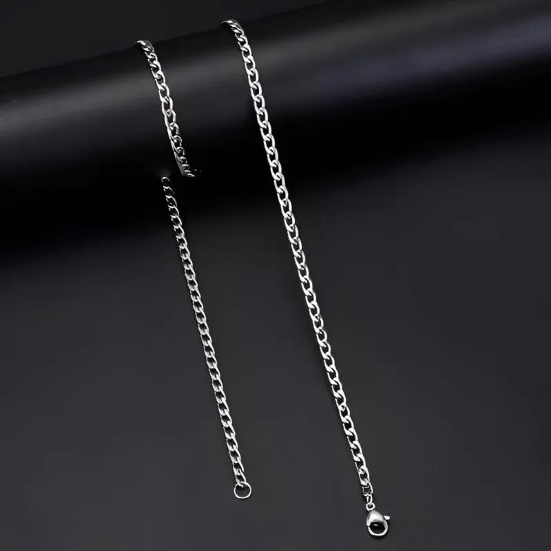Cuban Chain - 3mm Silver