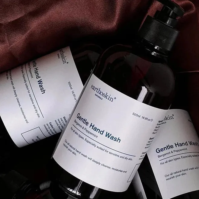 EARTHOSKIN Gentle Hand Wash: Bergamot & Peppermint