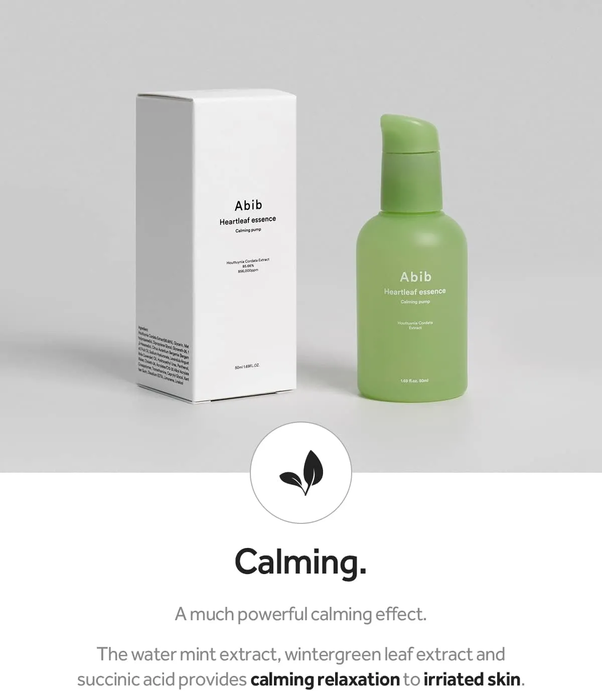 Heartleaf Essence Calming Pump 50ml