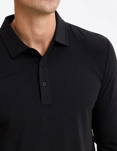 Long Sleeve Polo Shirt UPF 50  Active Collection