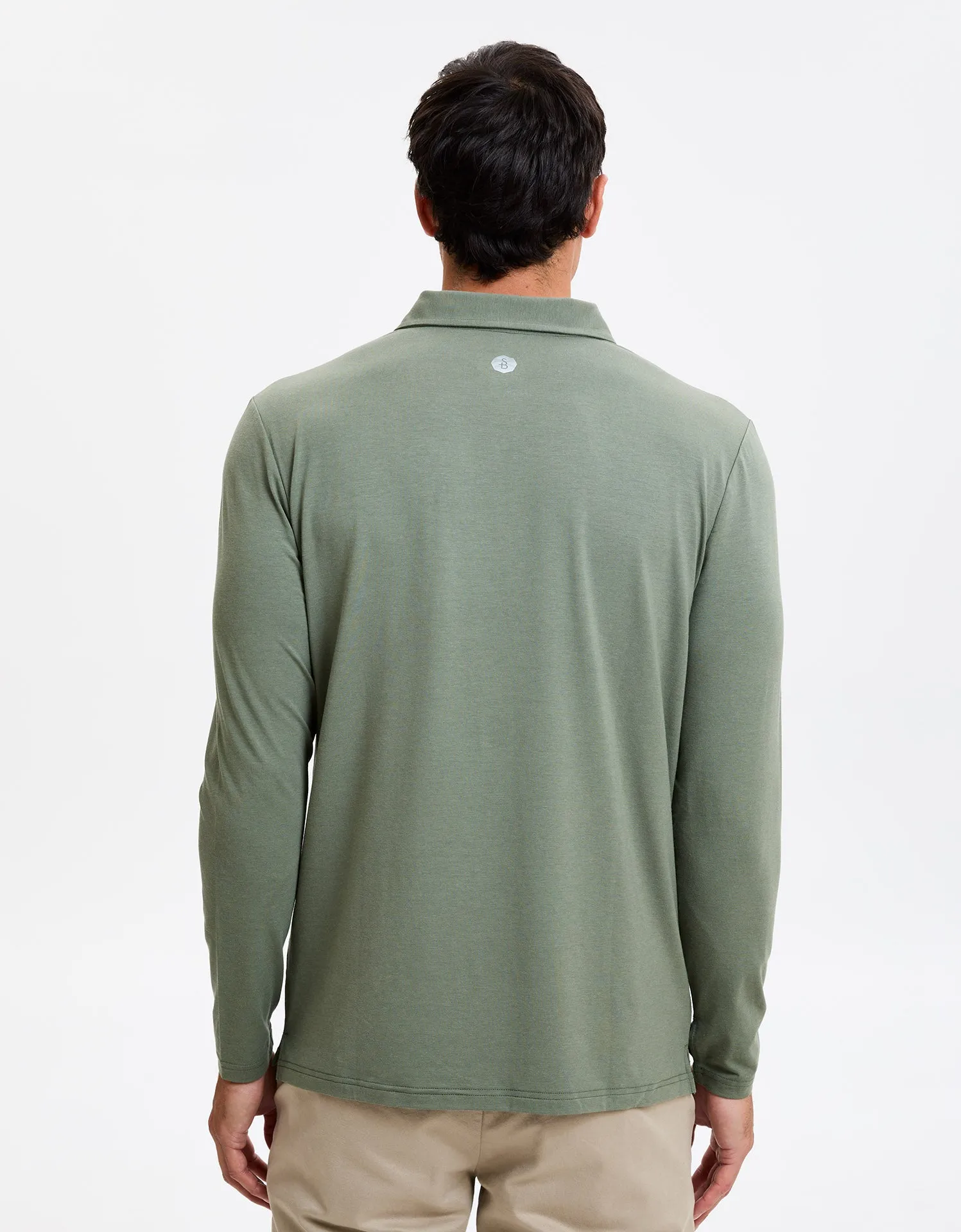 Long Sleeve Polo Shirt UPF 50  Active Collection