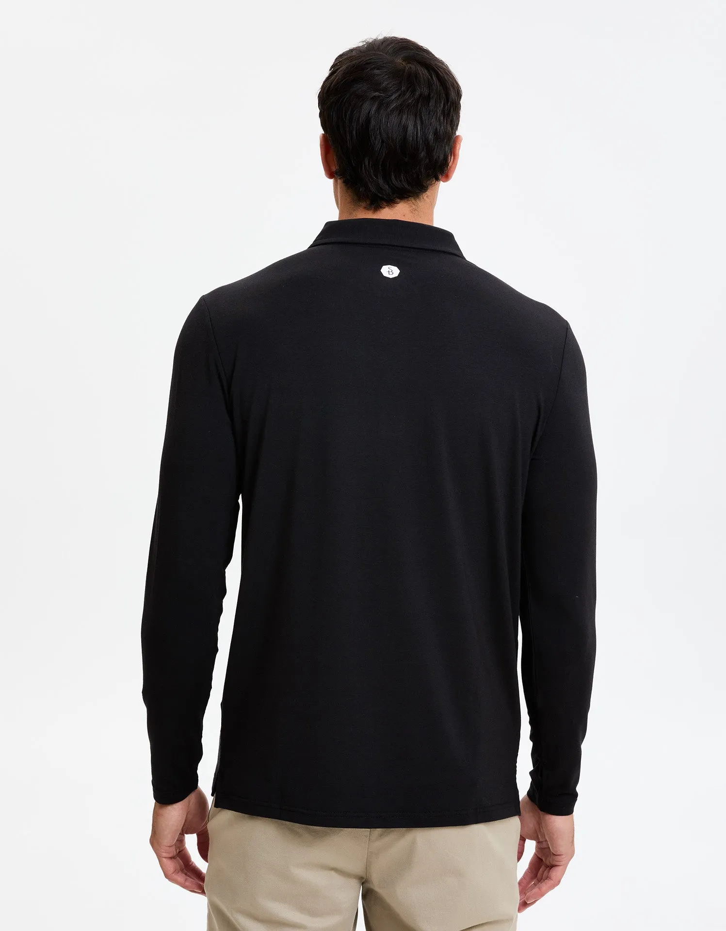 Long Sleeve Polo Shirt UPF 50  Active Collection