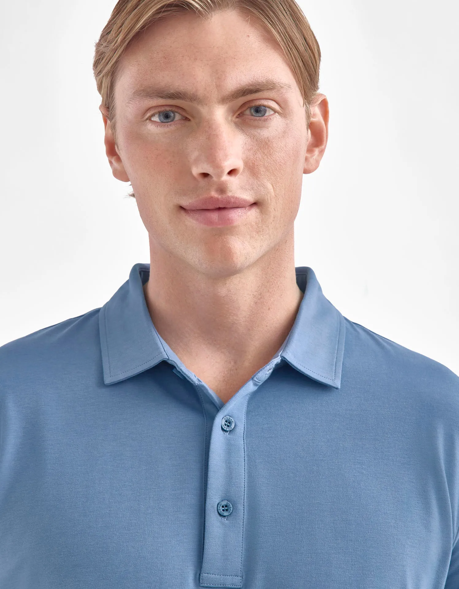 Long Sleeve Polo Shirt UPF 50  Active Collection