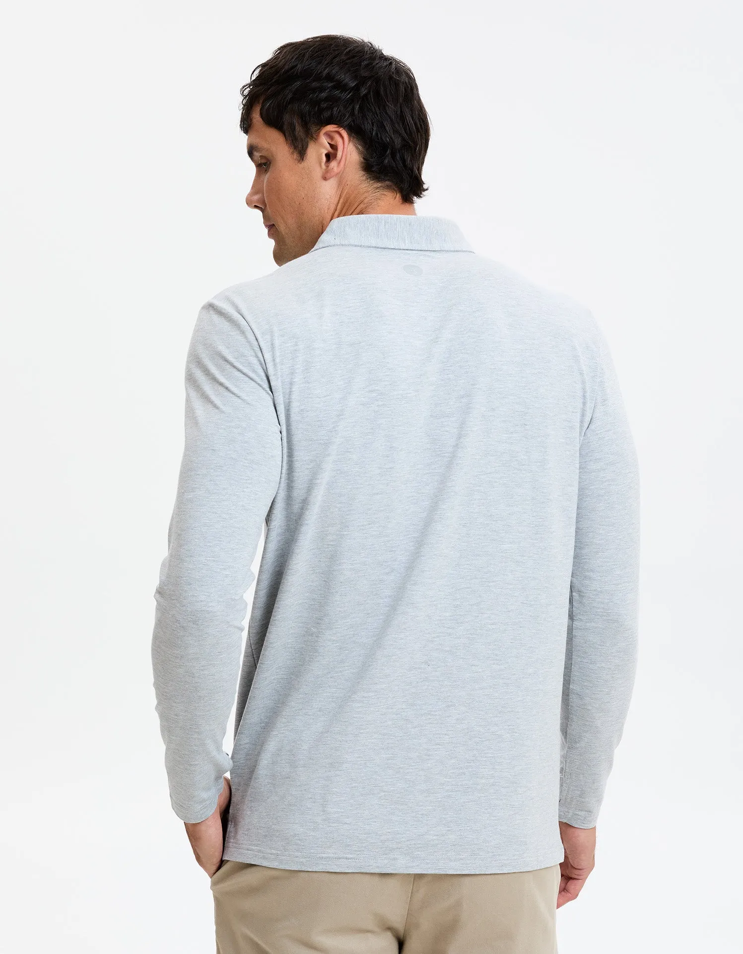 Long Sleeve Polo Shirt UPF 50  Active Collection