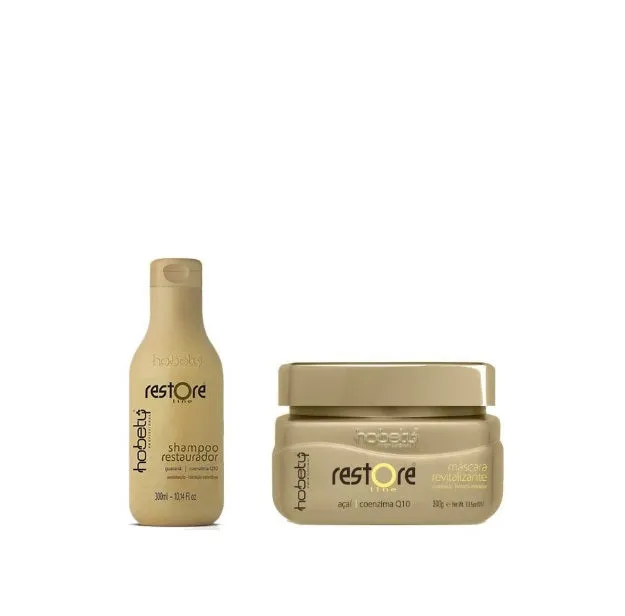 Restore Home Care Reconstruction Moisturizing Hair Treatment Kit 2x300ml - Hobety