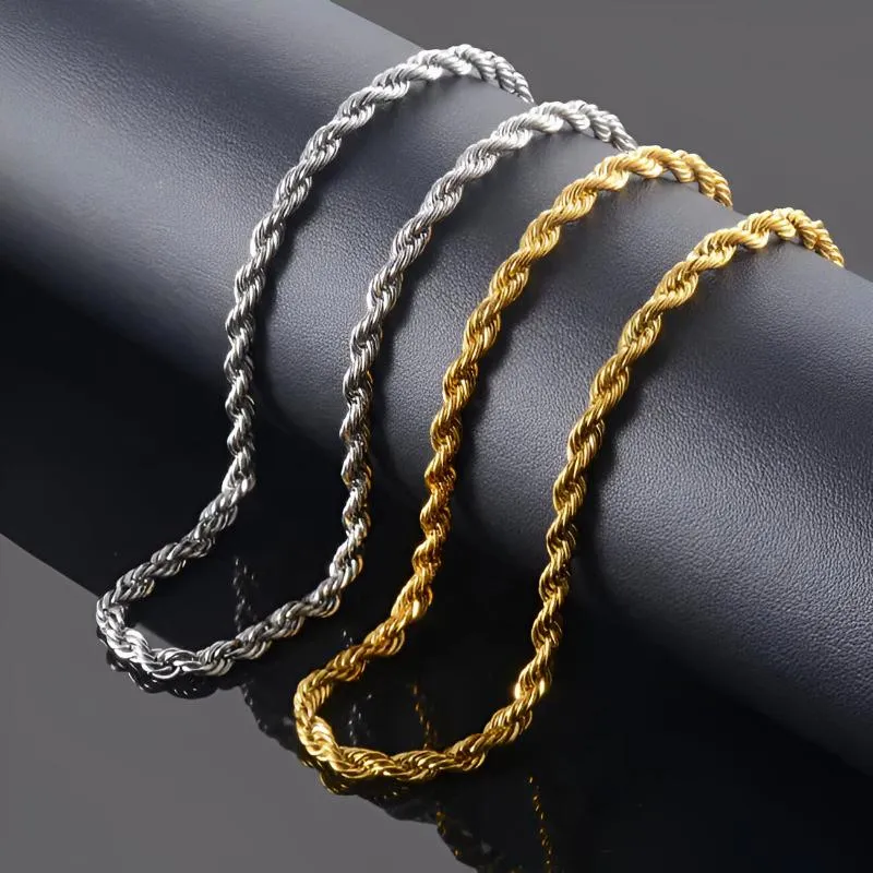 Rope Chain - 4mm Silver