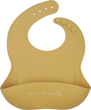 Silicone Baby Bib (Mustard)