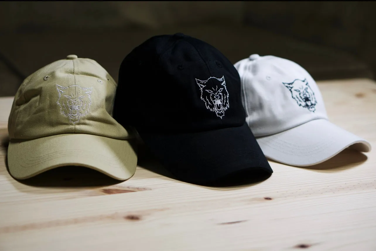 Tan Wolf Dad Hat